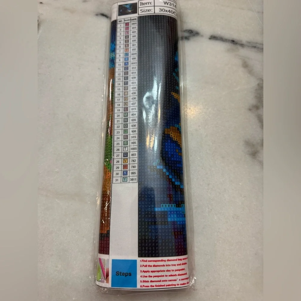 NWT Colorful Diamond Painting Kit